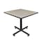 Kobe Square Tables > Breakroom Tables > Kobe Square & Round Tables, Wood, Metal Top, Maple TKB3636PL - alternate 1